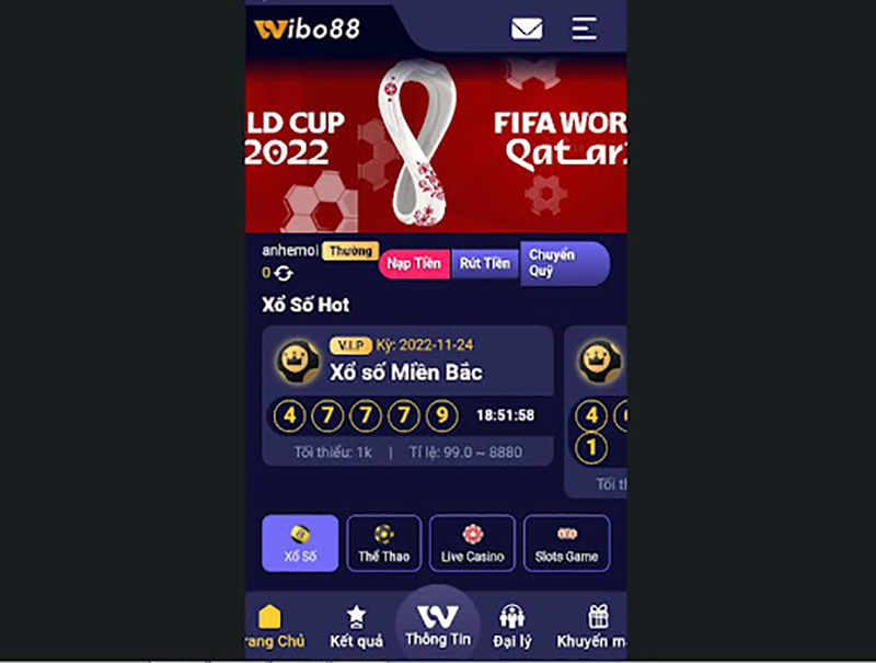 Thông tin liên hệ tại nhà cái wibo88