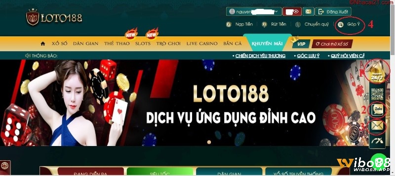 Liên hệ với kênh CSKH loto188 bằng cách nào?