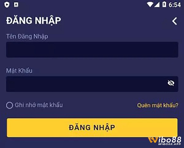 Hướng dẫn đăng nhập vào nhà cái Wibo88