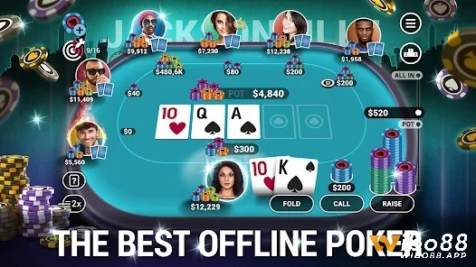 Poker World là tựa game tham gia trận đấu Poker với nhiều bạn bè trên thế giới