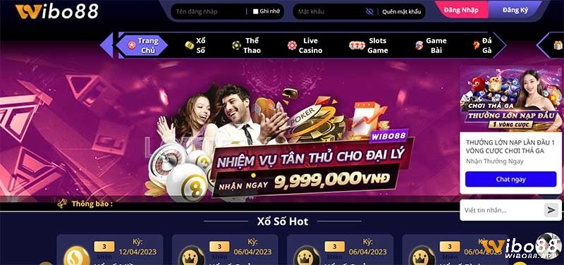 Wibo88 là thương hiệu chơi cá cược trực tuyến uy tín hàng đầu hiện nay