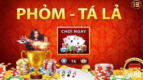 Chơi bài Phỏm ăn tiền cực chất tại Wibo88 