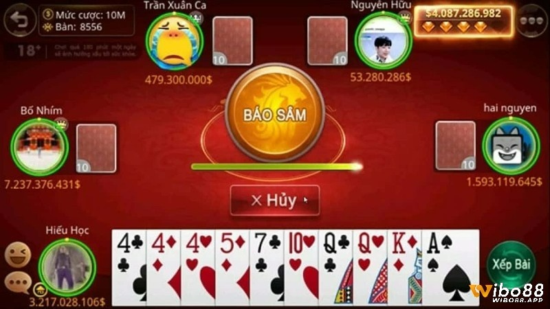 Sâm Lốc là game bài xây dựng giao diện đồ họa cực đẹp