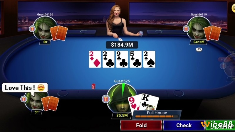 Poker có tỷ lệ thắng thưởng cực lớn