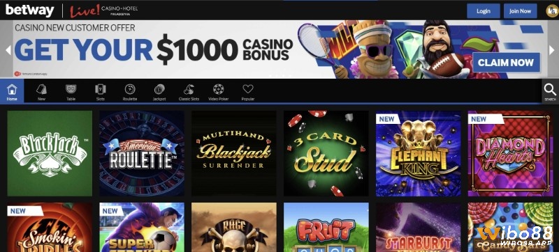 Truy cập ngay Betway Casino để tham gia các trò chơi hấp dẫn thôi nào