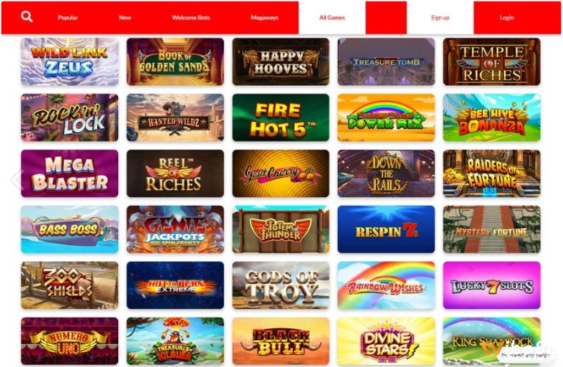 Các trò chơi của RedSpins Casino