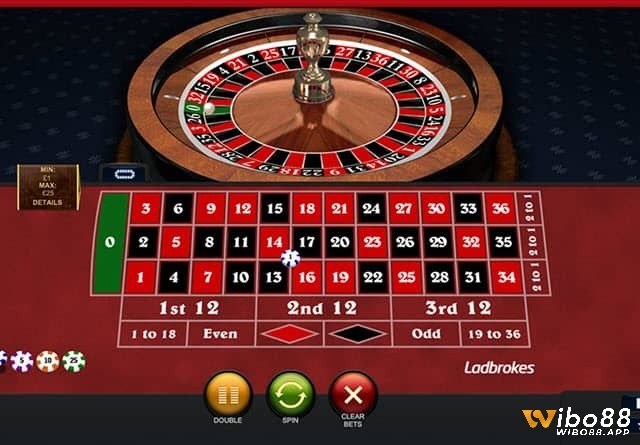 Các ô cược có trong trò chơi roulette