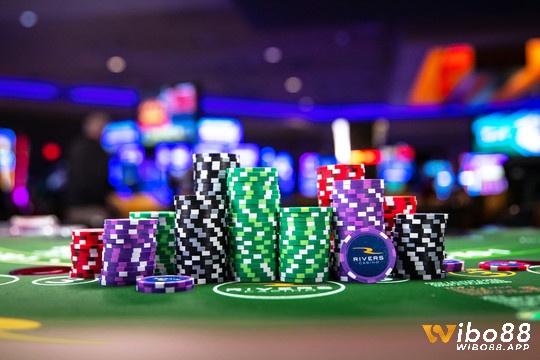 Chip cược đại diện thay mặt cho tiền thực được sử dụng trong Casino