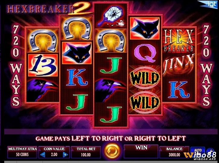 Slots game Hexbreker 2 có tỷ lệ RTP là 95%