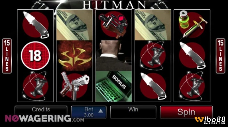 Cách chơi Hitman Slot rất đơn giản