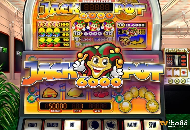 Hạn mức cược với 4 cấp độ khác nhau trên Jackpot 6000 Hot Jackpot