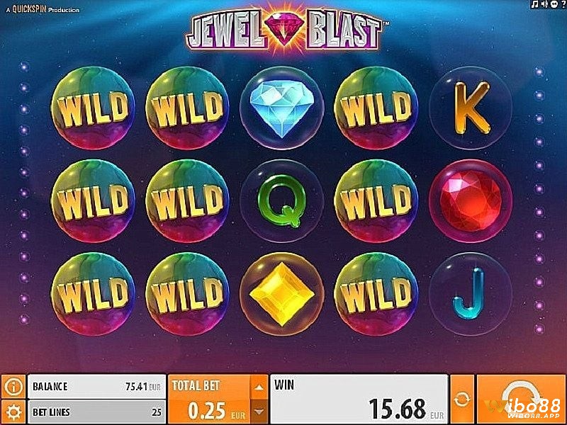 RTP JewelBlast là 97%