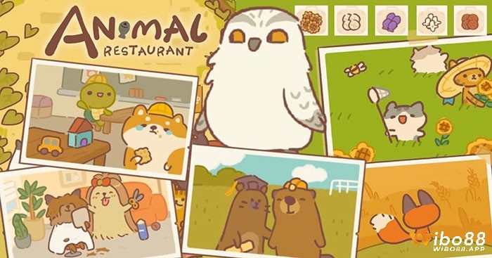 Đồ họa 2D, lối chơi đơn giản của Game Animal Restaurant