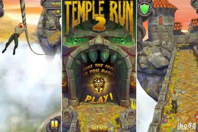 Nhiều phẩm vật đa dạng được hỗ trợ trong Game Temple Run