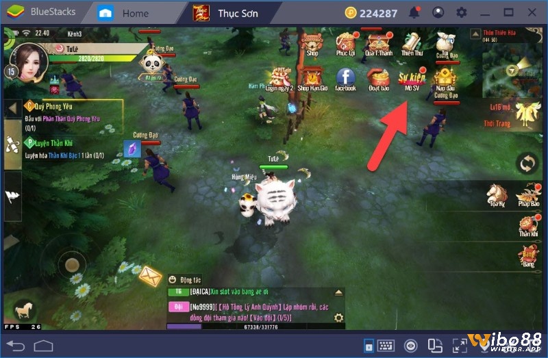 Đồ họa trong game Thục Sơn Kỳ Hiệp Mobile