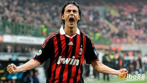 Filippo Inzaghi ghi 73 bàn thắng trong 11 năm thi đấu cho Rossoneri