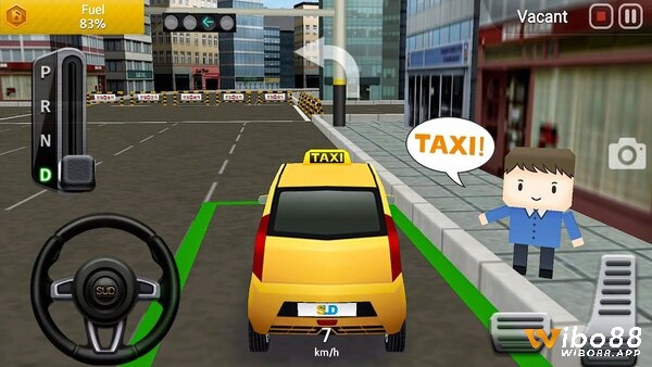 Chế độ taxi trong game Dr. Driving 2