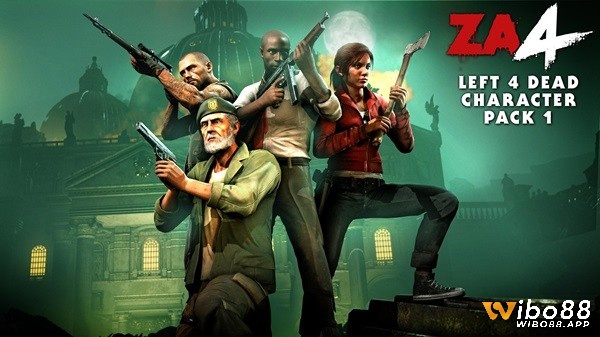 Tham gia bắn súng diệt zombie trong game Left 4 Dead