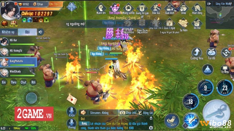 Game PK hay cho mobile tình tiết đặc sắc và sống động Tình kiếm 3D mobile