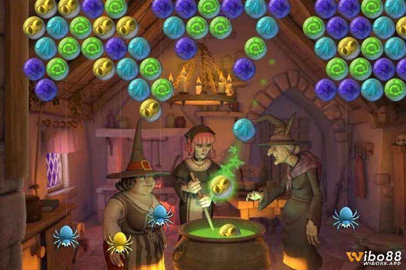 Series Bubble Witch Saga dẫn dắt người chơi đồng hành cùng phù thủy trẻ, giải các màn game bóng bóng vui nhộn