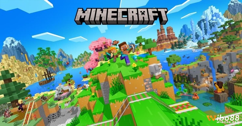 Game Minecraft mang đến các thử thách thú vị, người chơi phải đối mặt với quái vật và dựng nhà để sinh tồn