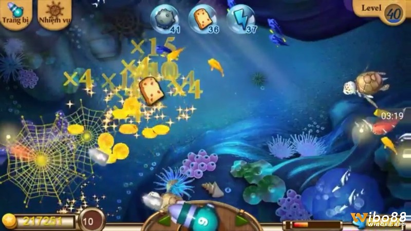 Hệ thống phần thưởng dùng trong game bắn cá iOS