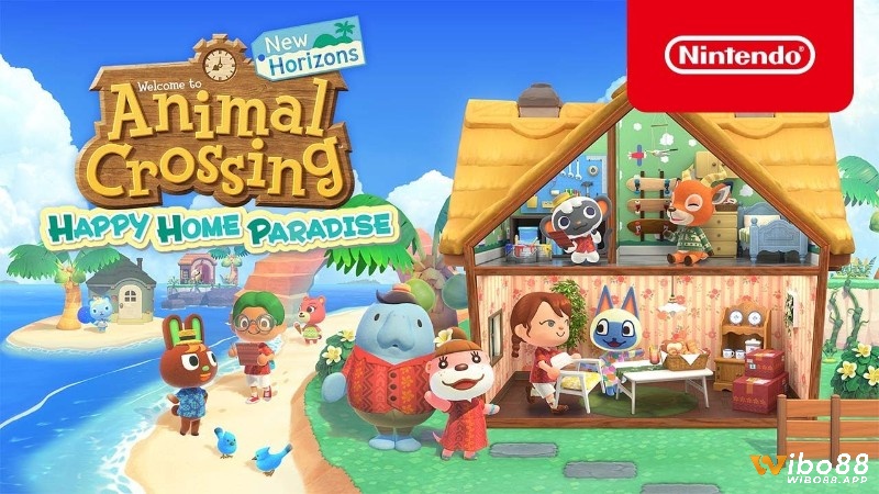Bắt đầu animal crossing bạn sẽ xây dựng thiên đường trên hòn đảo