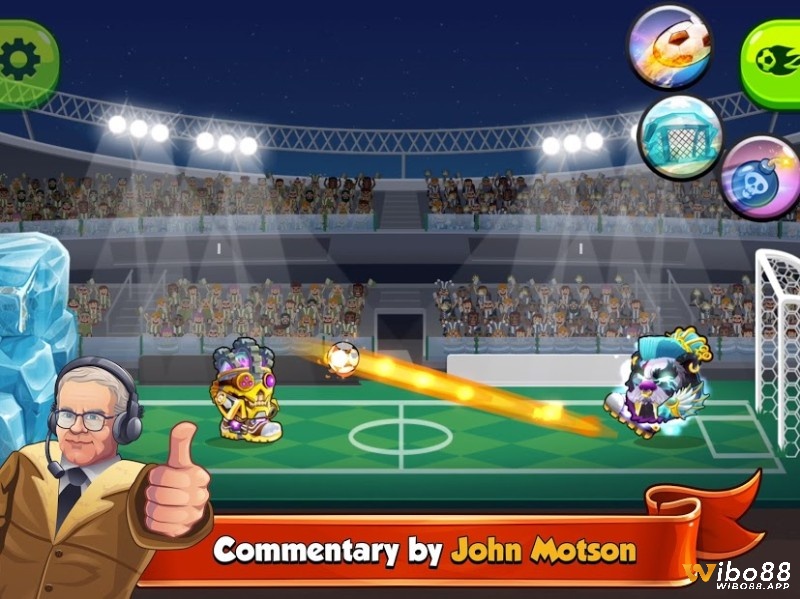 Điều khiển trái bóng cực thú vị trong Head Ball 2