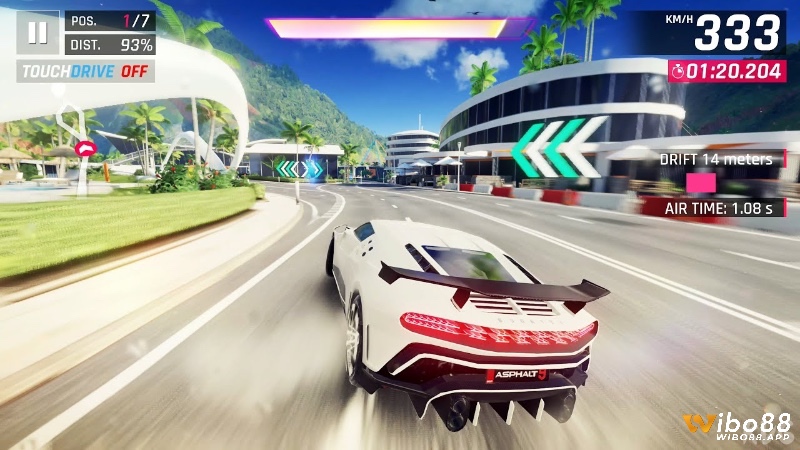 Tựa game Asphalt 9 với giao diện trực quan và đẹp mắt, giúp bạn chinh phục tốc độ mọi lúc, mọi nơi.